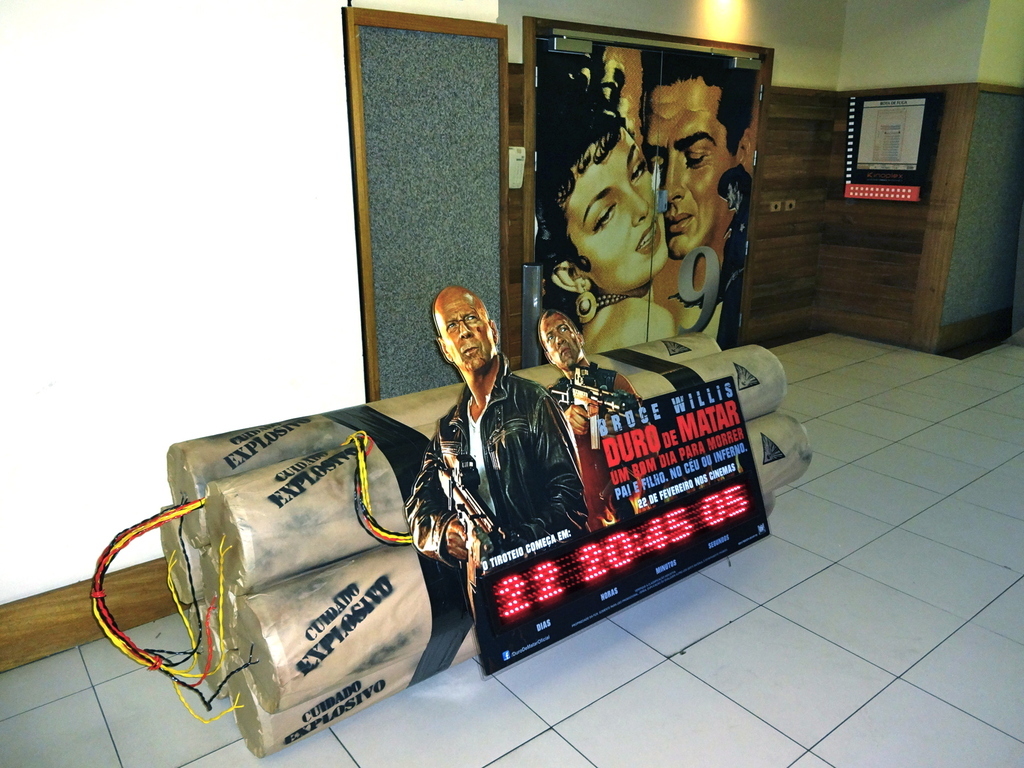 Via Brazil.According to the ad agency press note, these "bombs" were installed in movie theaters (fine) and subway stations (YIKES).That would never fly here in New York City. Or London. Or Washington, DC. Or, etc.Ad agency: OFF — Publicidade e Propaganda, São Paulo, Brazil.