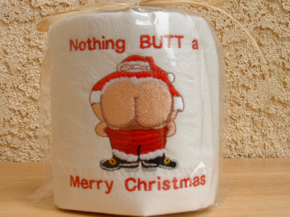 Novelty embroidered toilet paper is, in fact, a Thing.