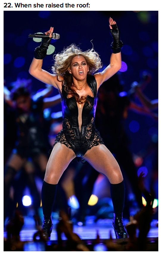 beyonce superbowl face