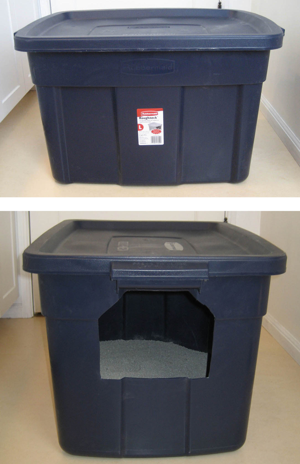 Enclosed litter box diy best sale