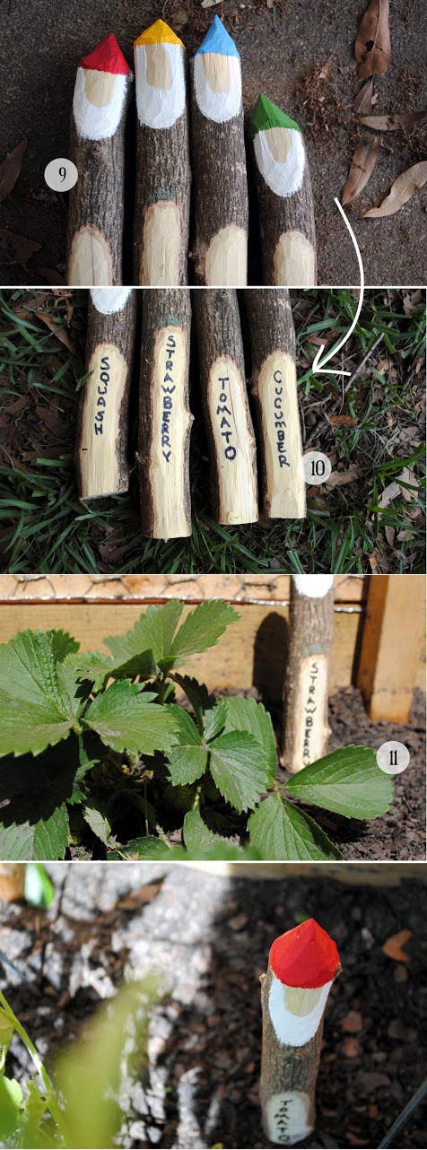 26 Diy Plant Markers For Your, Plant Markers For Garden Homemade