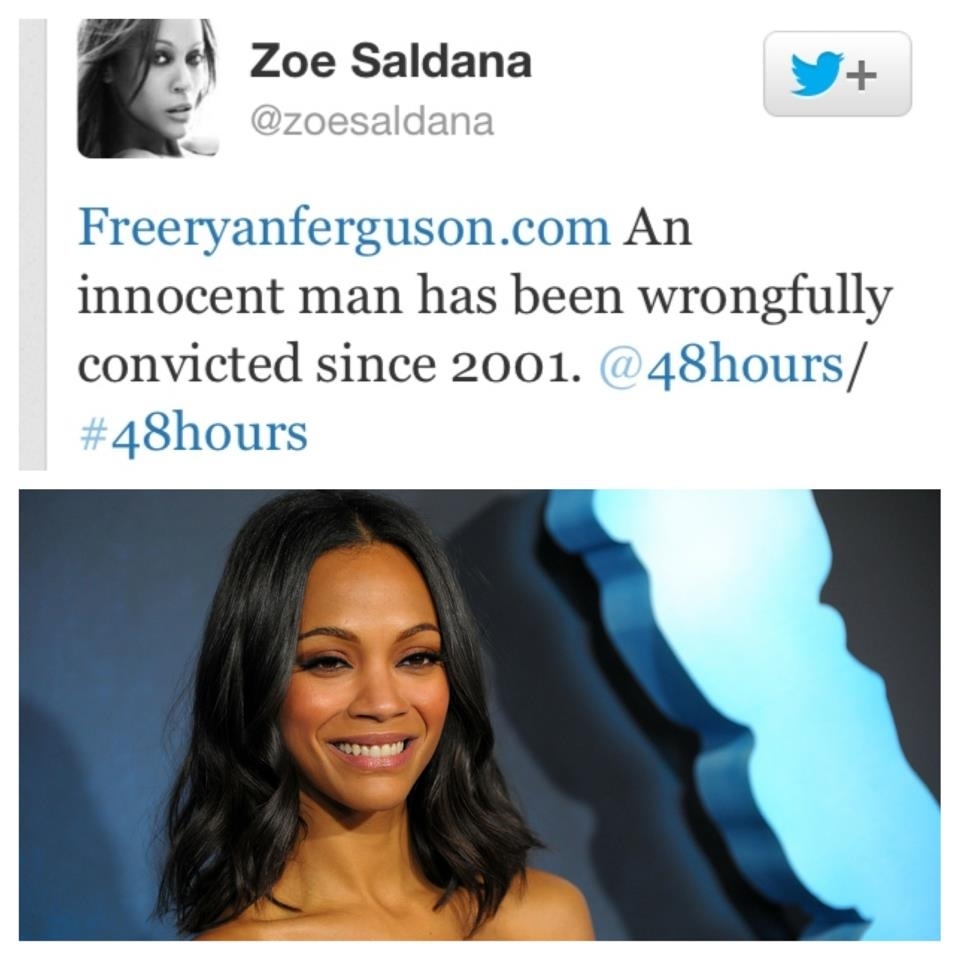 Even celebrities like Zoe Saldana are getting involved in Ryan's case.