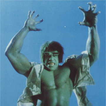 HULK SMASH! Ok...so he loses his shirt. But where do you even buy purple pants? And elastic ones at that?