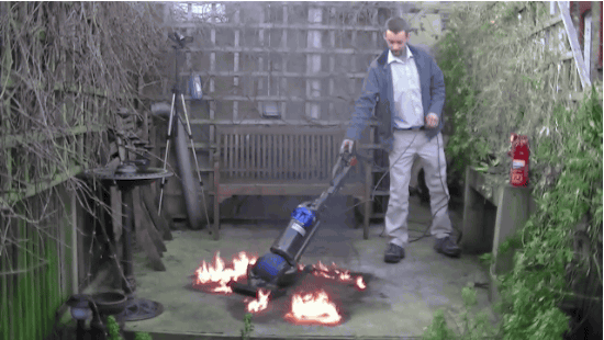 Did You Know Dyson Vacuums Can Suck Up Fire?
