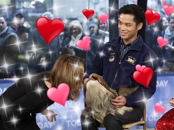 And can we talk about what a hunk C.C.'s handler is?
