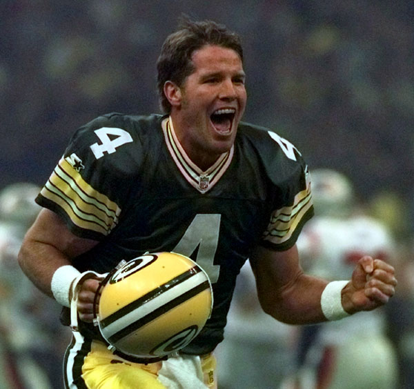 Glanville said it would take a "plane crash," for him to put Favre into a game
