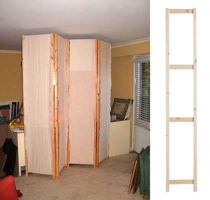 27 Ways To Maximize Space With Room Dividers - Folding Room Divider Attached To Wall