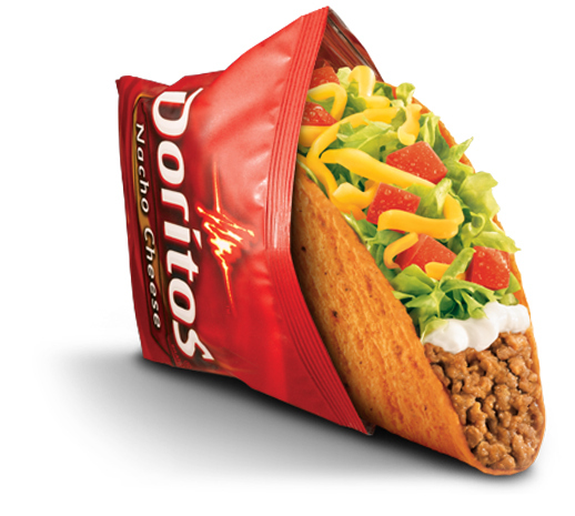 The Doritos Locos Taco quickly became one of the most popular items on Taco Bell's menu. It costs $1.99 and contains about 200 calories. Now available in Cool Ranch too!