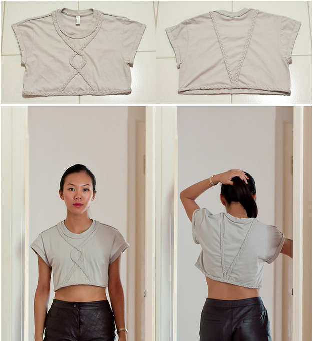 make your own crop top