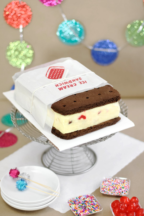 Behold, The Biggest Ice Cream Sandwich In The World! Instructions here.