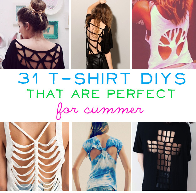 31 T-Shirt DIYs That Are Perfect For Summer