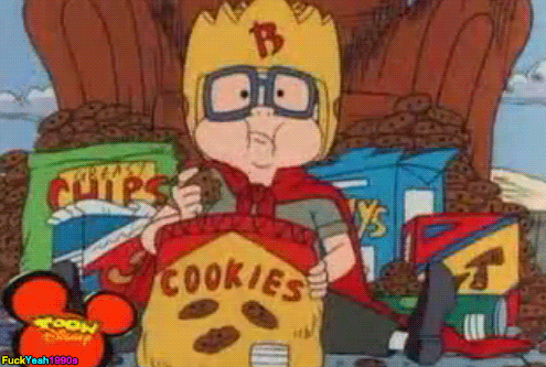 Sure, it seemed awesome at the time to be able to have ALL THE COOKIES WHENEVER YOU WANT, but Gus' brief stint as King actually just alienated all his friends. Moral: Cookies aren't always worth it.