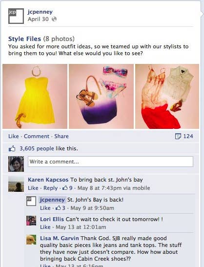 7 Reasons J C Penney S Social Media Team Is Probably On The Verge