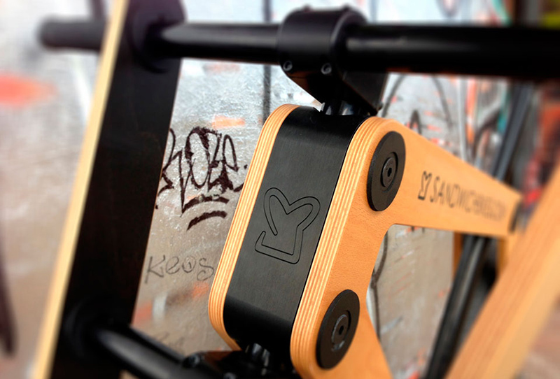 The bike actually ships in the mail worldwide.