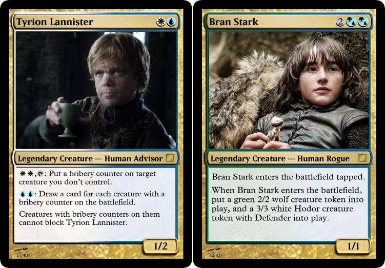 Why Isn't Magic The Gathering: Game Of Thrones Edition A Real Thing? Why Isn't Magic The Gathering: Game Of Thrones Edition A Real Thing?
