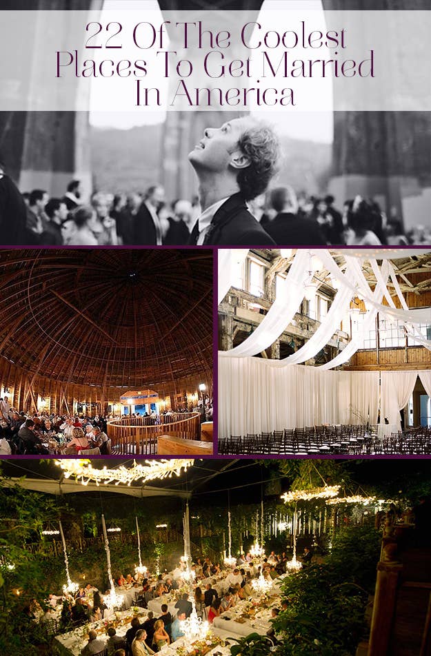 22 Of The Coolest Places To Get Married In America