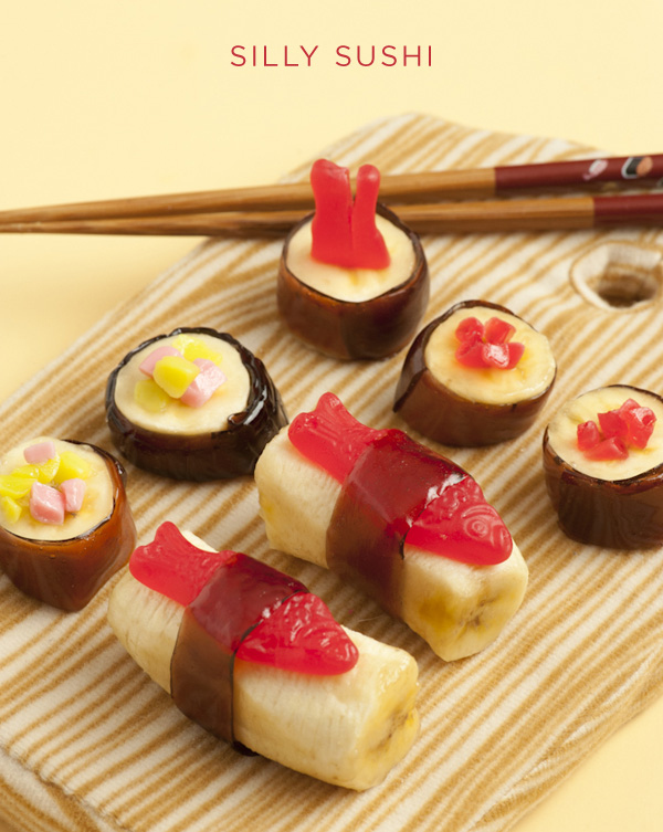 Yo, not only is that not sushi, it's freaking with an otherwise blameless banana. No good can come of this.