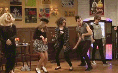 "Les Jeunes de Paris" on Saturday Night Live.