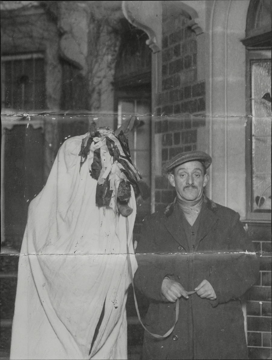Horses are really in right now, but in Wales, they've been in for centuries. From late December through January, if you receive a visit from the "Mari Lwyd" (or Grey Mare) and her acolytes, your year is bound to be good. What does that mean, exactly? It means you're gonna hear some songs and engage in rhyming contests. If Mari and her handlers win, then they gain entrance to the target home or pub and bestow upon it good luck.