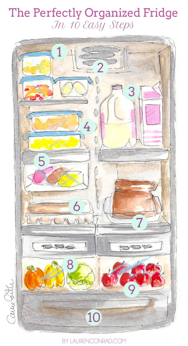 How To Organize Your Refrigerator - Step-By-Step Project