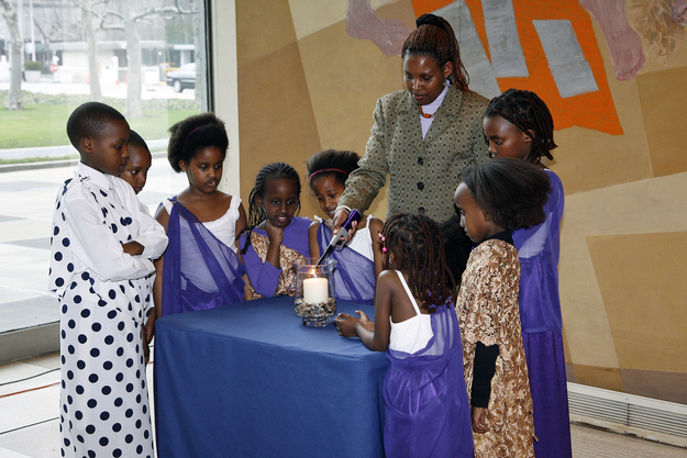 56% of Rwanda's legislative body is female – making them #1 in the world.