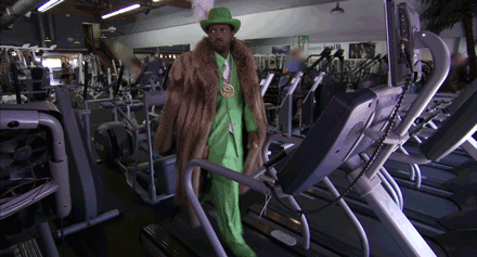 ...toss your pride, and swag it out at the gym.
