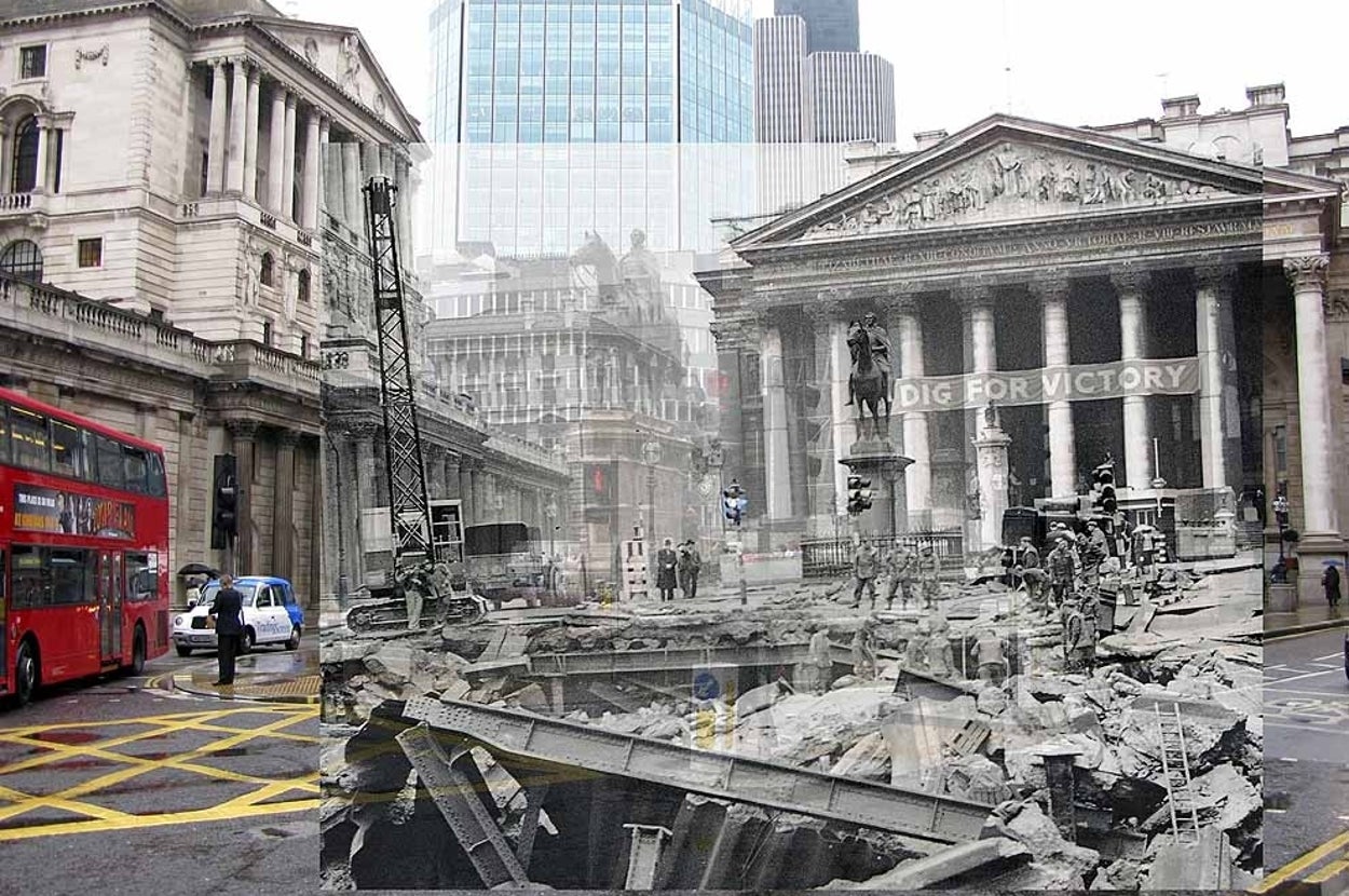 18 Photos Of London's Past, Blended With Its Present