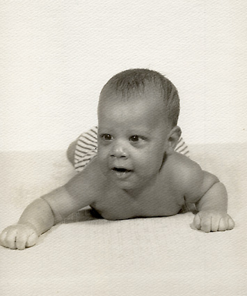 Barack Obama as an infant. Buzfeed