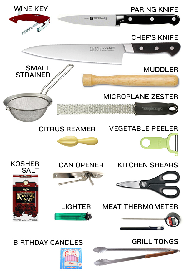 15 Essential Kitchen Tools To Take On Vacation
