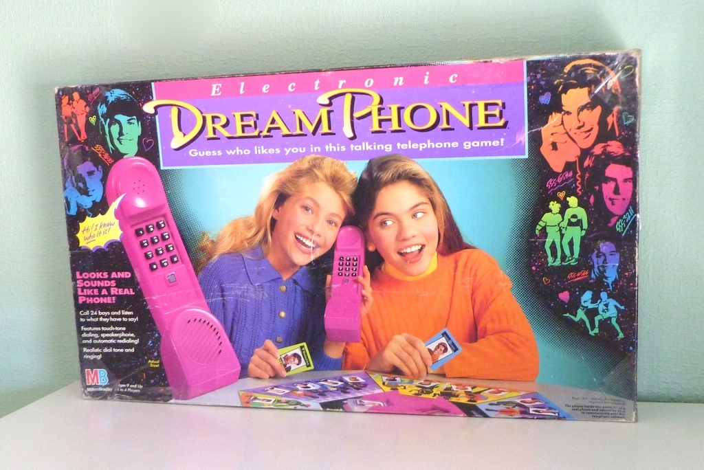 “Who, who, who’s gotta crush on you?” Oh, to say those words, “My secret!” while laying across the bed with all your girlfriends.