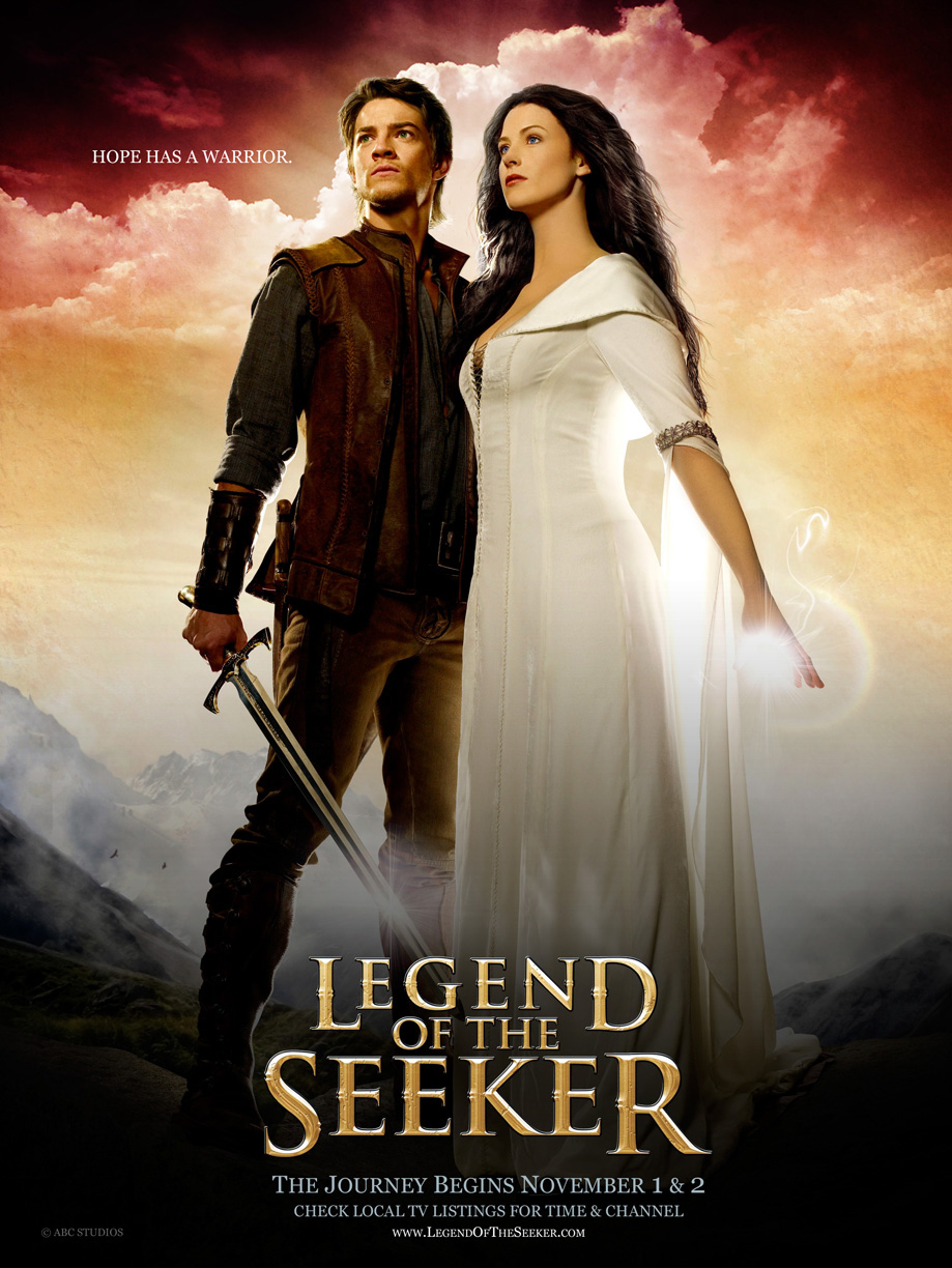 It's an awesome story. The skeleton of it has been fleshed out many times - how many stories do you know about a boy/young man who thinks he's ordinary until something happens or someone shows up and suddenly he has to save the world? Probably a lot. - but Legend of the Seeker makes it work. There's a prophecy about Richard Cypher, and he owns it.