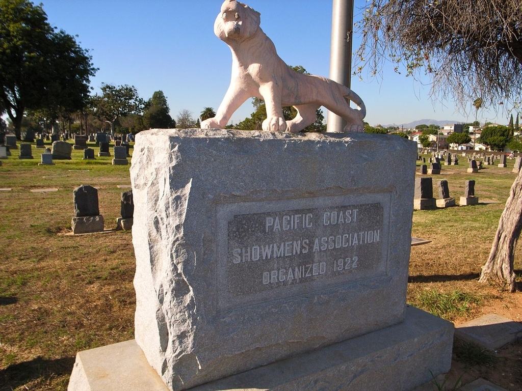 In 1922, the Pacific Coast Showman's Association was established to help out-of-work and retired carnival employees, even after they died. Later, the Vatican appointed "carnie priest" Monsignor Robert McCarthy to look after the circus folk, including candy peddlers, toy makers, carnival barkers, thrill-ride operators and pretty much anyone who made a living at the circus. Now, more than 400 departed carnies rest in peace at the Pacific Coast Showmen's Association Plot, including Emily Bailey, a 300-pound "fat lady," and Hugo Zacchini, the first human cannonball.