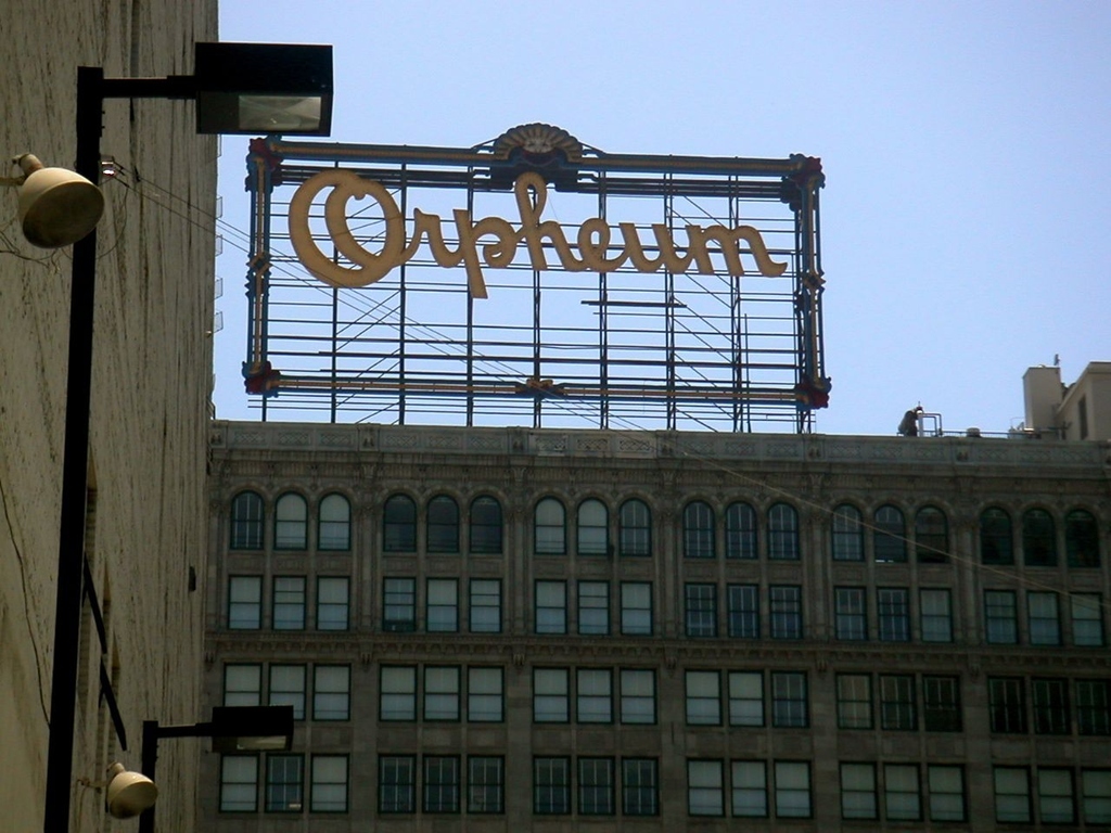 The Orpheum Theatre opened in 1926 in Downtown’s Broadway Theater District, then home to the largest number of movie palaces in the United States. Named after the Greek god Orpheus, the theater was the fourth and last built by the Orpheum vaudeville circuit. Early productions featured a young Judy Garland as well as the Marx Brothers, Fred Astaire, Duke Ellington and many other stars of stage, screen and song. Theater architect G. Albert Lansburgh designed the Orpheum’s Beaux Arts facade, and inside, there’s still a 1928 Mighty Wurlitzer organ, one of three remaining pipe organs in Southern California venues. Owner Steve Needleman recently spent more than $3 million to renovate the space, investing another $4 million to build 37 lofts above the theater.