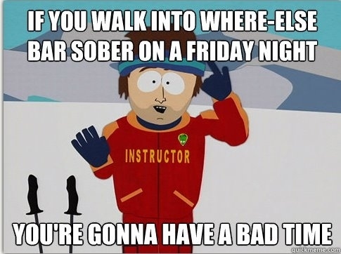 Hence why so many athletes have been arrested there...