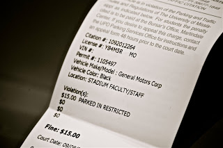 You also know that parking tickets quickly reach $45.