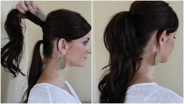 Learn this ponytail hack here.