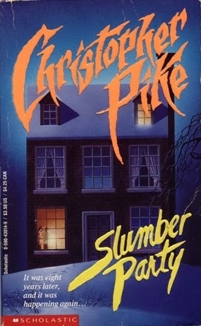 The very first book that “sparked” Pike’s career, Slumber Party is your classic story of gals gettin’ together for a sleepover, someone dying in a tragic fire, remaining gals gettin’ together for another sleepover a year later (classic) in a cabin in the woods (super classic), gettin’ trapped in a blizzard and gettin’ haunted! Moral of the story: never trust the rich new girl, she’ll burn you. Also the moral: Mindy’s are always annoying bitches!