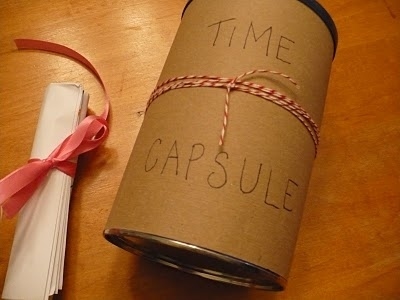 You and your child can open it up on the last day of school to see how they've changed! Instructions here.