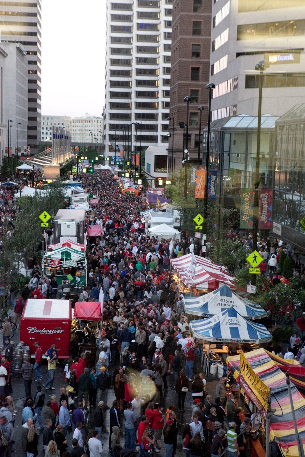 More than 500,000 people attend the festival every fall.