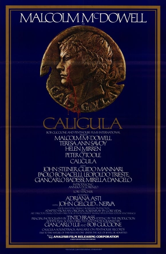 Even more controversial than any of his previous films, Caligula (1979) is an "erotic biographical drama" that stars McDowell as a debaucherous Roman Emperor who beds his sister and weds a renowned prostitute. Despite being mostly panned by critics (Roger Ebert called it the most repulsive film he'd ever seen), there's no denying that McDowell turned in another phenomenal performance as an evil, paranoid young ruler drunk on power and privilege.