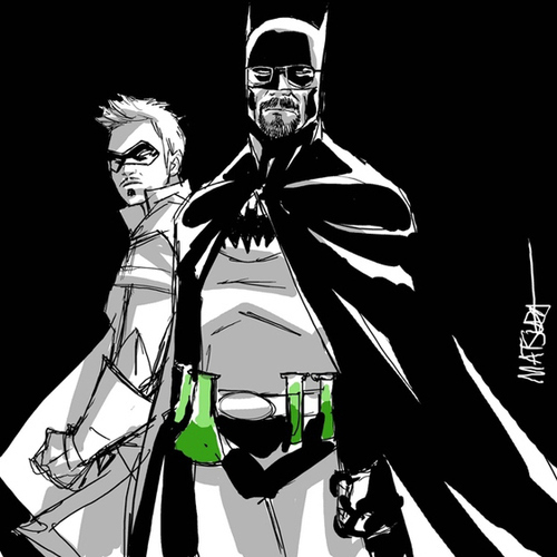 Probably, they are the last two persons in Albuquerque, New Mexico who would be fighting crime, instead of hiding their tracks. But they do make a good team.