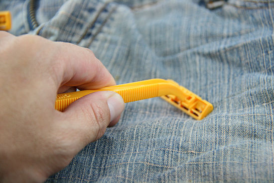 Sharpen your razor on a pair of jeans to make them last longer.