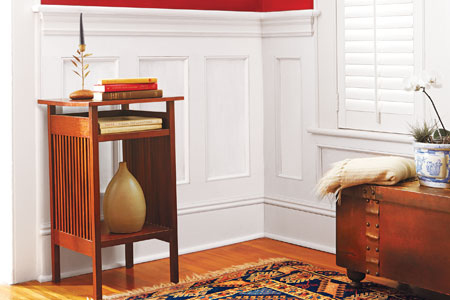 We're the first to say all you need is a can of paint. But, you can take your walls from 2D to 3D (paper glasses not required). 3DIY by recreating this look, or you can install gorgeous Lincrusta wainscot, or go for the old standby, beadboard.