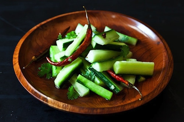 Cucumbers are more than just raw pickles. This salad gives the the star treatment they deserve. Get the full recipe at Food52.