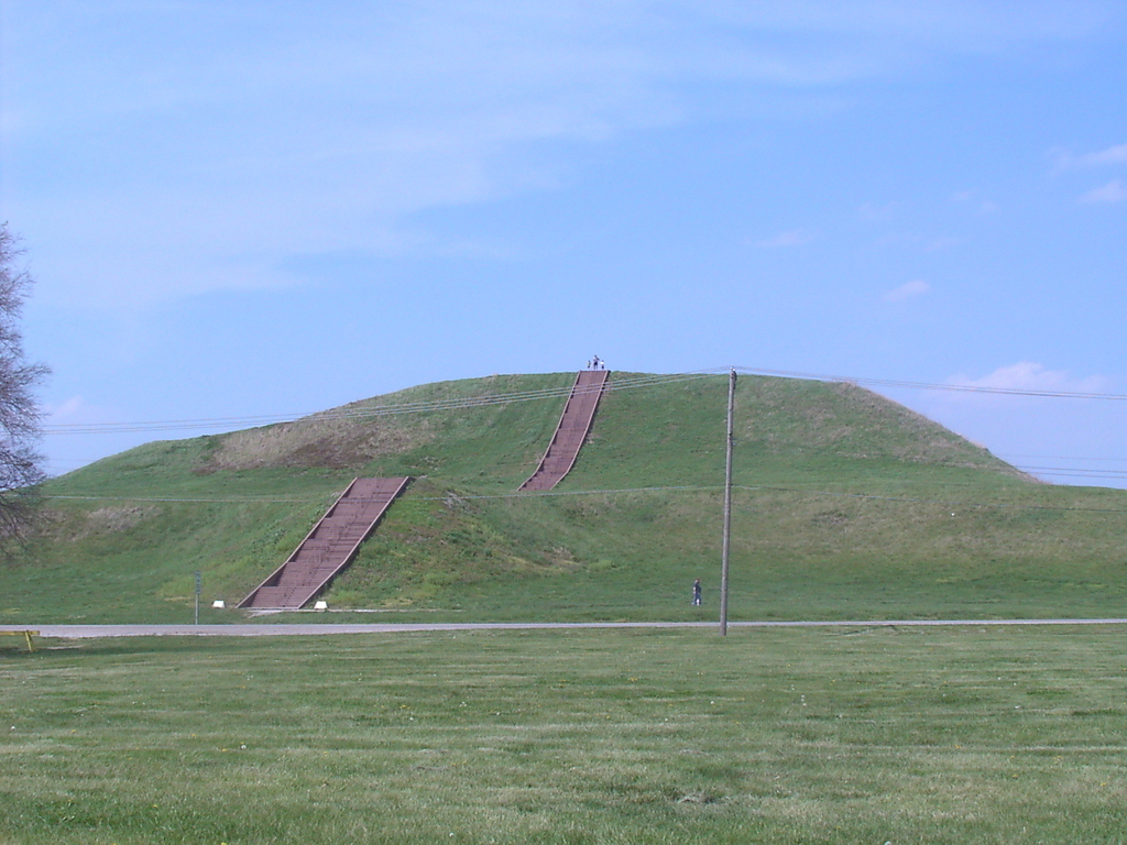 This Southern Illinois historical site was actually a huge mound city- researchers believe that at its largest it was 6 square miles (with 120 mounds); today, it’s a fraction of that at 3.5 square miles, and only has 80 mounds. Basically, it was the NYC of the ancient Indian world, and no North American city surpassed it until the 1800s, nearly 600 years later. Today, you can visit and see all kinds of sites, including the resting place of an important ruler (Mound 72, pictured above), a Cahokian version of Stonehenge (but with wooden poles), and the public plaza, where Cahokians played a highly competitive moving-target, spear-throwing game called Chunkey. The Indian burial mounds do not help deny nor confirm that “Get chunked!” was the preferred taunt in Chunkey.