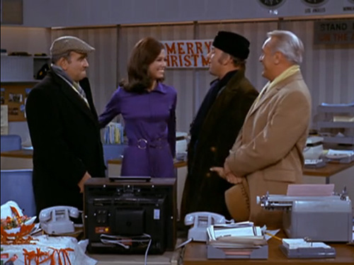 Her boss gave her a better job than she originally applied for, her desk pal Murray is always good for a joke, and Ted - well, Ted's a walking joke. Ultimately, they are always there for their gal Mary.