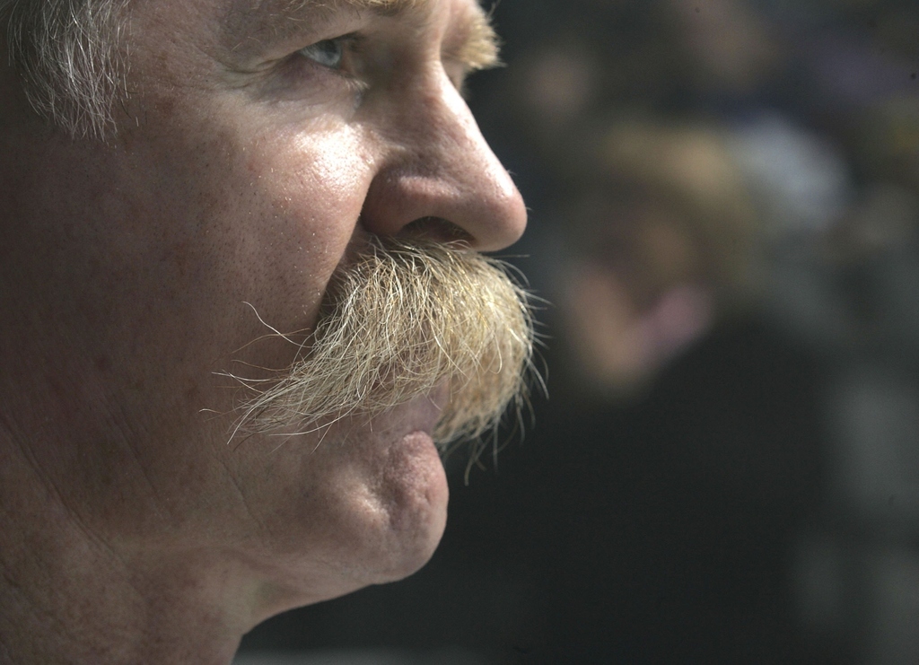 The ultimate walrus ‘stache scored the winning goal in the 1989 Stanley Cup. Rumor has it there’s a Zamboni parked somewhere inside of it.