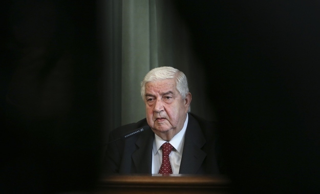 Syrian Foreign Minister Walid al-Moualem in Moscow on Sept. 9.