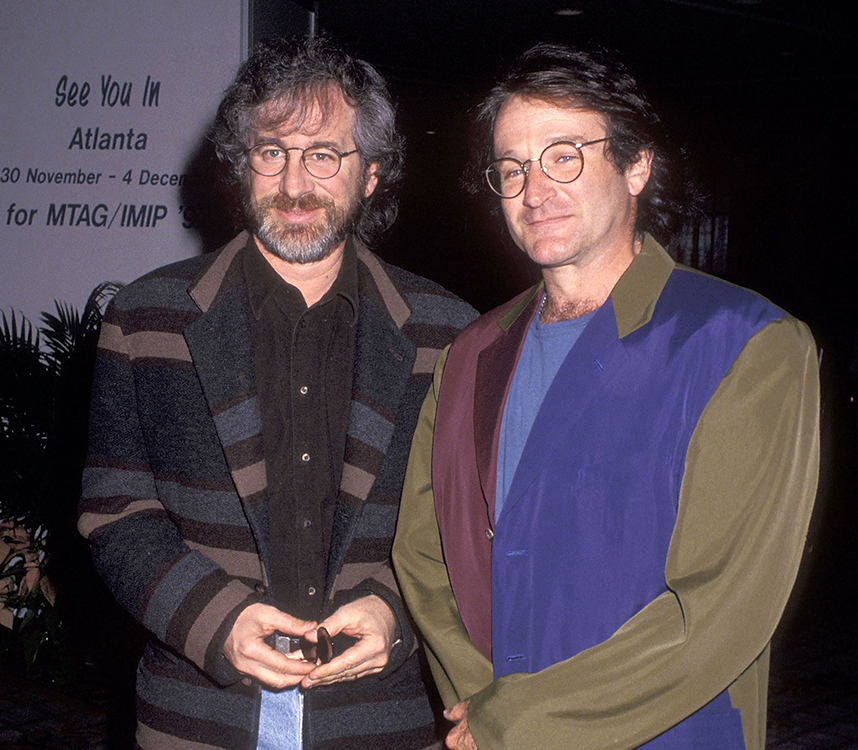 Steven Spielberg put Williams on speakerphone to help raise the spirits of everyone on set.