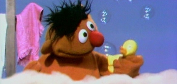 Rubber Duckie from Sesame Street